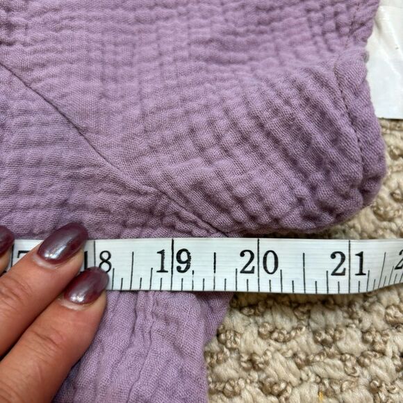 Ladies Fantastic Fawn Lavender Textured Flutter Sleeve‎ Mini Dress Size Small - Picture 9 of 10